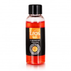 Массажное масло Eros exotic с ароматом персика - 50 мл.