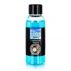 Массажное масло Eros Tropic с ароматом кокоса - 50 мл.