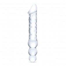 Прозрачный двухсторонний стимулятор 12  Double Ended Dildo - 28 см.