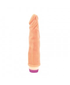 Вибратор Realistic Cock Vibe телесного цвета - 21 см.