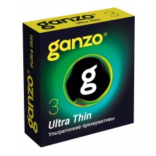 Ультратонкие презервативы Ganzo Ultra thin - 3 шт.
