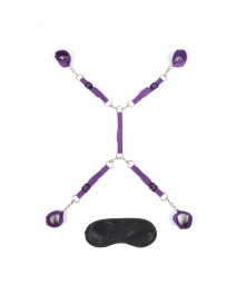Фиолетовый набор фиксаций на кровати Classic Bed Spreader