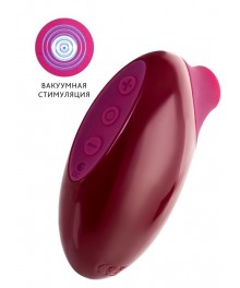 Бордовый вакуумный стимулятор клитора Myrty