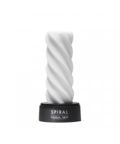 Белый 3D мастурбатор SPIRAL