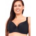 Однотонный бюстгальтер на косточках с чашками из микрофибры