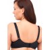 Однотонный бюстгальтер plus size на косточках с чашками из микрофибры