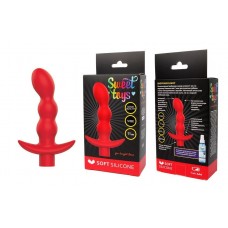 Красный вибратор Sweet Toys - 11 см.