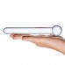 Стеклянный жезл с шаром Straight Glass Dildo - 17,8 см.
