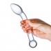 Прозрачный стеклянный фаллос для точки G Slimline G-Spot - 20 см.