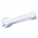 Прозрачный стеклянный фаллос для точки G Slimline G-Spot - 20 см.