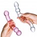 Набор из 2 стеклянных двухголовых фаллоимитаторов Pleasure Set