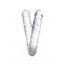 Прозрачный двухсторонний фаллоимитатор Double Dildo - 40 см.