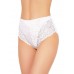 Высокие хлопковые трусики с кружевом Lace Cotton Band