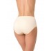 Высокие трусики с кружевными вставками на передней части