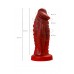 Силиконовый вибратор Monster Saur - 20 см.