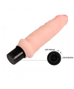 Вибратор телесного цвета  Realistic Cock Vibe - 15,5 см.