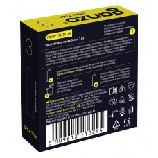 Ультратонкие презервативы Ganzo Ultra thin - 3 шт.