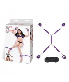 Фиолетовый набор фиксаций на кровати Classic Bed Spreader