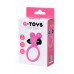 Розовое виброкольцо на пенис A-Toys