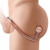 Кольцо на пенис с анальным стимулятором Stainless Steel Anal Hook & Cock Ring