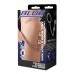 Кольцо на пенис с анальным стимулятором Two Bead Stainless Steel Anal Hook & Cock Ring