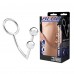 Кольцо на пенис с анальным стимулятором Two Bead Stainless Steel Anal Hook & Cock Ring