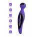 Фиолетовый вибростимулятор COSMY - 18,3 см.