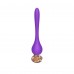 Фиолетовый вибромассажер Nipple Vibrator - 14,5 см.