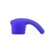 Фиолетовая насадка для wand-вибромассажера Deluxe Silicone G-Spot Wand Attachment