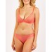 Бюстгальтер с гладкими формованными чашками и кружевом