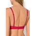 Бюстгальтер с гладкими формованными чашками и кружевом