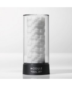 Белый 3D мастурбатор MODULE