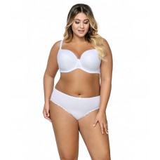 Элегантный бюстгальтер plus size с уплотненными чашками из нежной микрофибры