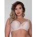 Бюстгальтер на косточках с шитыми чашками из ткани с тиснением